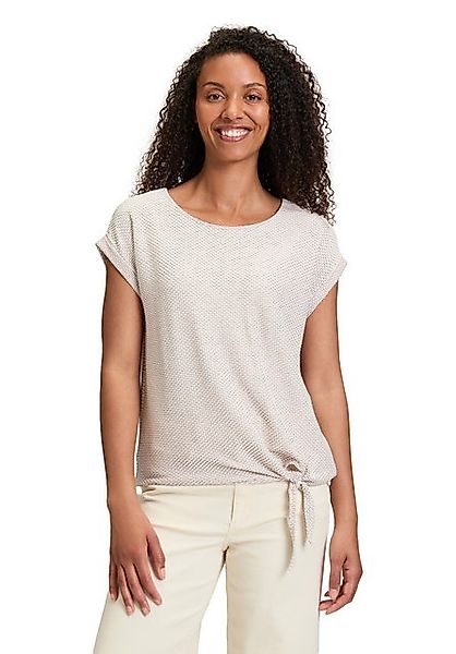 Betty&Co Kurzarmshirt Betty & Co Casual-Shirt mit Wellenstruktur (1-tlg) St günstig online kaufen