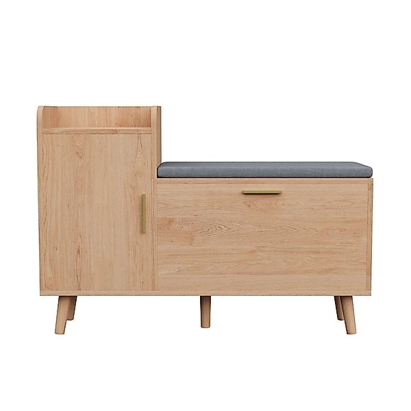 PXloue Schuhschrank aus Holz Schuhkipper Schuhkommode für Flure&Wohnzimmer günstig online kaufen