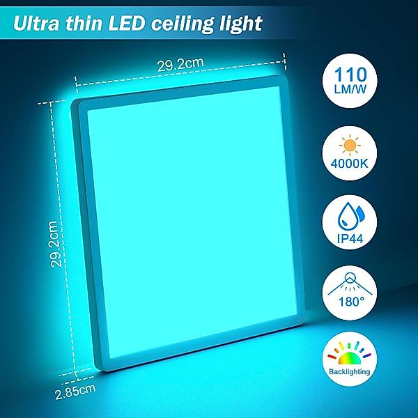 Oraymin LED Deckenleuchte Deckenlampe LED Whonzimmer günstig online kaufen