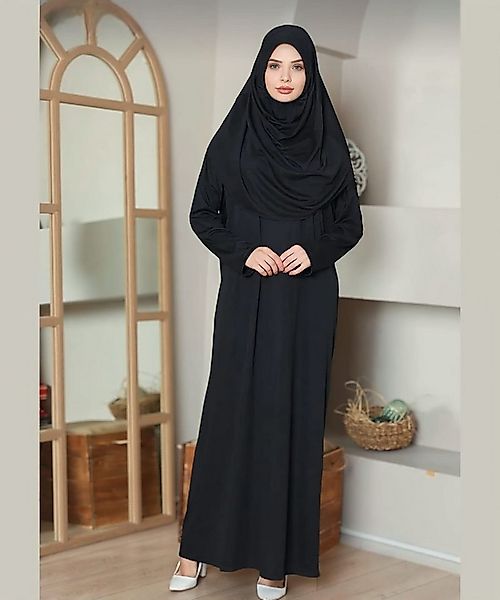 Modavitrini Tunikakleid Gebetskleid mit Hijab islamisches Kleid Kaftan Jilb günstig online kaufen