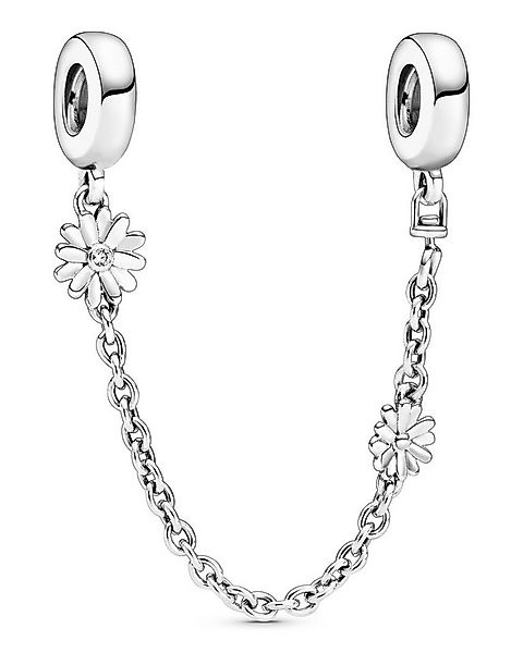 Pandora Bead Silber Sicherheitskette Charm Gänseblümchen günstig online kaufen
