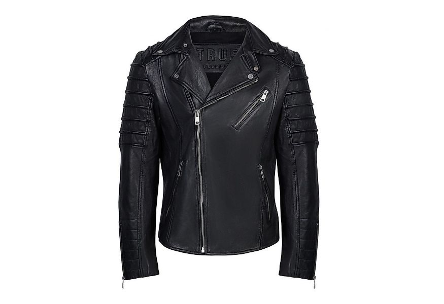 trueprodigy Lederjacke John Mit Paspelierung an Schultern und Ärmeln günstig online kaufen