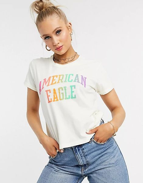 American Eagle – T-Shirt in Weiß günstig online kaufen