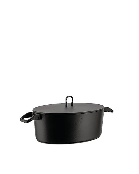 Kasserolle oval – Cocotte aus Gusseisen für Schmorgerichte, Serie La Cintur günstig online kaufen