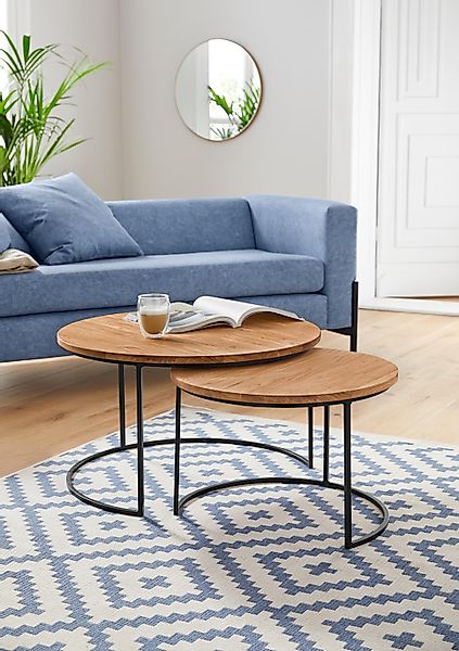andas Couchtisch »Caprinus«, aus massiver Eiche günstig online kaufen