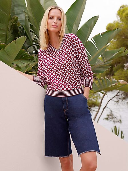 heine 3/4-Arm-Shirt "Druck-Shirt", 1 Stk. günstig online kaufen