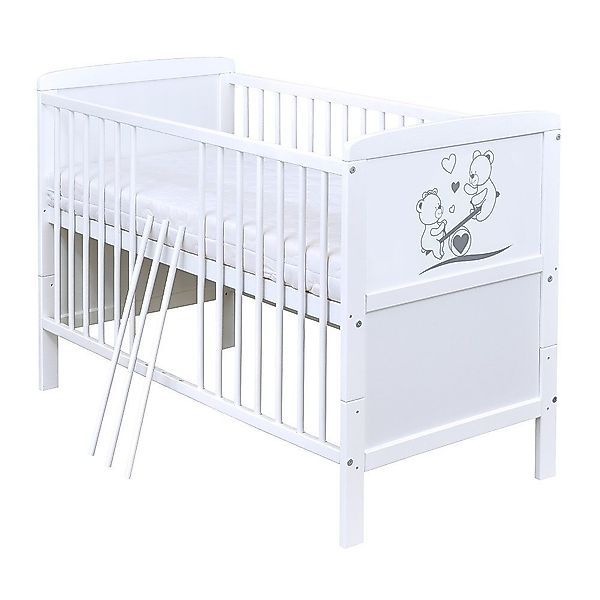 Baby-Delux Babybett Luna Teddy Wippe, Kinderbett günstig online kaufen