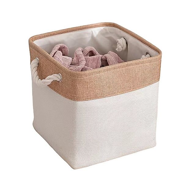 Coonoor Aufbewahrungsbox 33 x 33 x 33 cm Großer Aufbewahrungskorb, Korb Auf günstig online kaufen