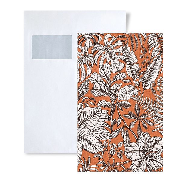 PROFHOME 1 MUSTERSTÜCK S-375204-GU DIN A4 MUSTER der Floral Tapete günstig online kaufen