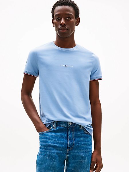 Tommy Hilfiger T-Shirt "TOMMY LOGO TIPPED TEE" günstig online kaufen