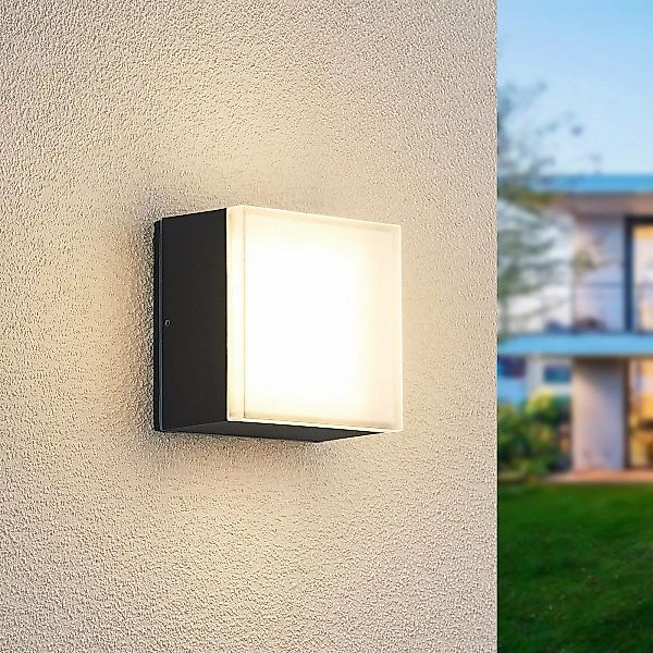 Lindby Mathea LED-Außen-Deckenleuchte, eckig günstig online kaufen