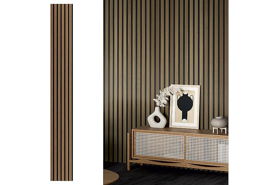 acous 3D Wandpaneel Comfort Light Eiche FSC® Premium Echtholzfurier, BxL: 3 günstig online kaufen