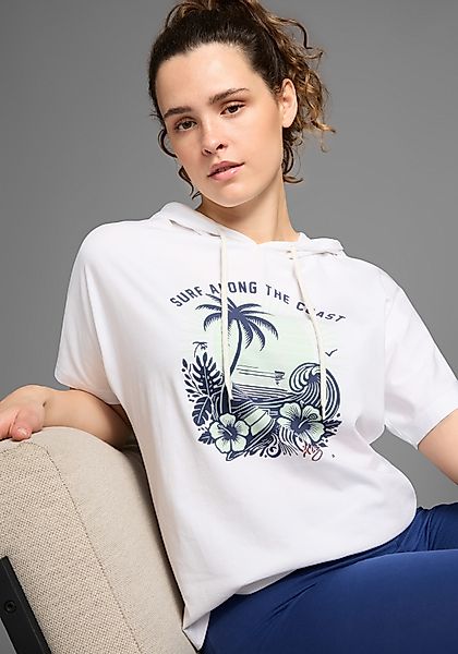 KangaROOS Kapuzenshirt, lässig geschnitten mit Frontdruck, große Größen günstig online kaufen