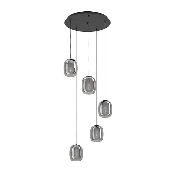 EGLO Hängeleuchte »CIAMPINO Pendellampe - Stahl - E27 - 5X28W - IP20« E27 1 günstig online kaufen