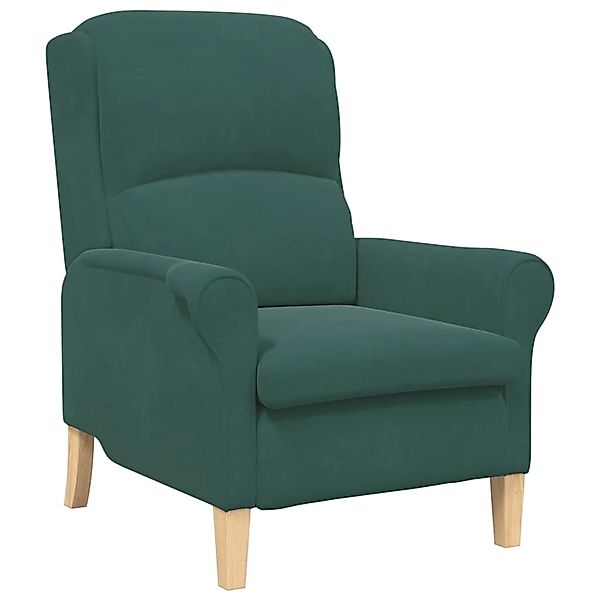vidaXL Sessel Dunkelgrün 76 x 94 x 102 cm Samt 42009859 günstig online kaufen