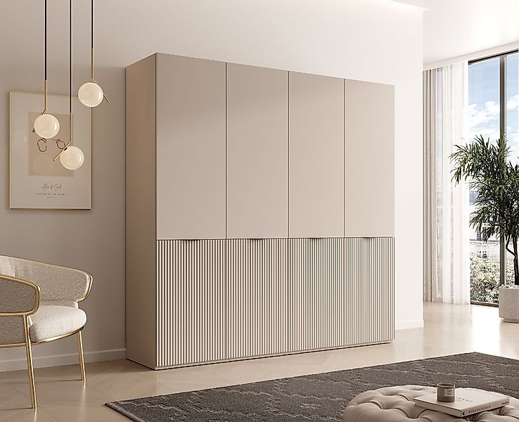 MOEBLO Drehtürenschrank MINEWRA NOVA 200 (4 türig Schrank Garderobe, Schlaf günstig online kaufen