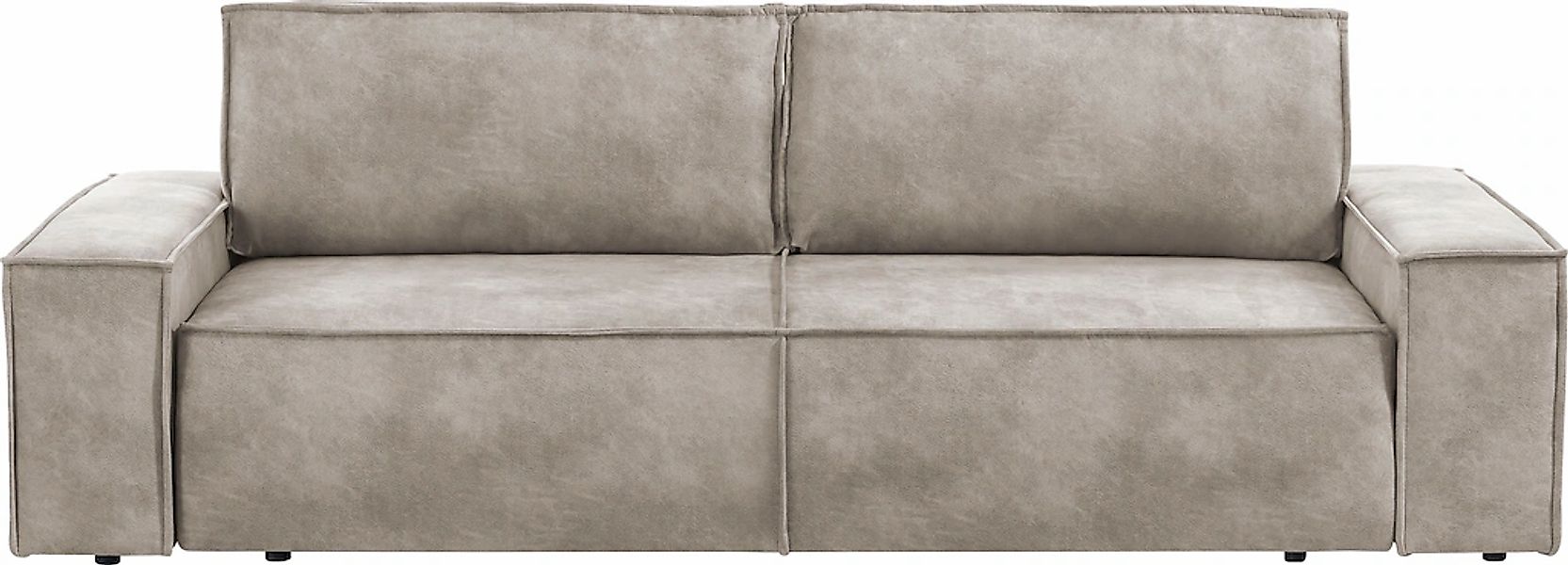 Home affaire 3-Sitzer »SHERWOOD Schlafsofa (257cm) Cord, Samtvelours, Vinta günstig online kaufen