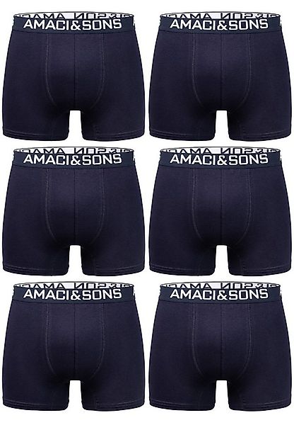 Amaci&Sons Boxershorts WESTON 6er Pack Boxershorts (6er-Pack) Herren Baumwo günstig online kaufen