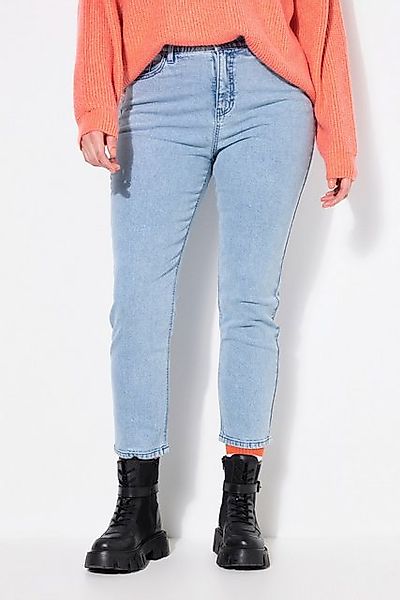 Studio Untold Funktionshose Mom-Jeans Wide Shape 5-Pocket hell gewaschen günstig online kaufen