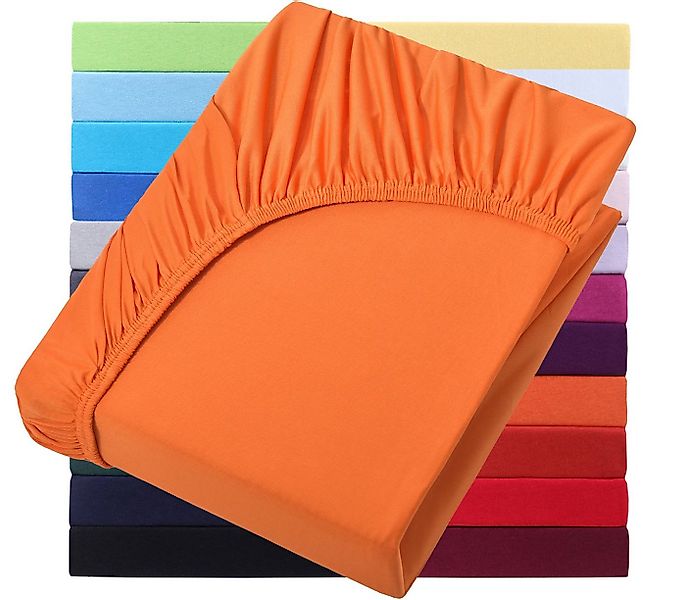 NatureMark Spannbettlaken Jersey Basic Spannbetttuch, 100% Baumwolle, Gummi günstig online kaufen