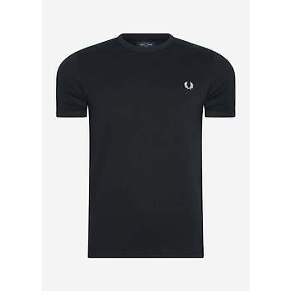 Fred Perry  T-Shirts & Poloshirts Ringer t-shirt - black günstig online kaufen