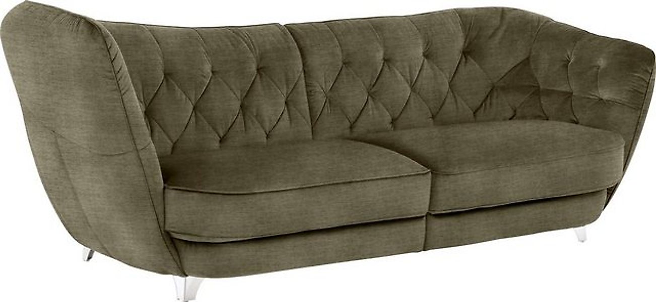 Leonique Big-Sofa Retro, stylischer Hochlehner günstig online kaufen