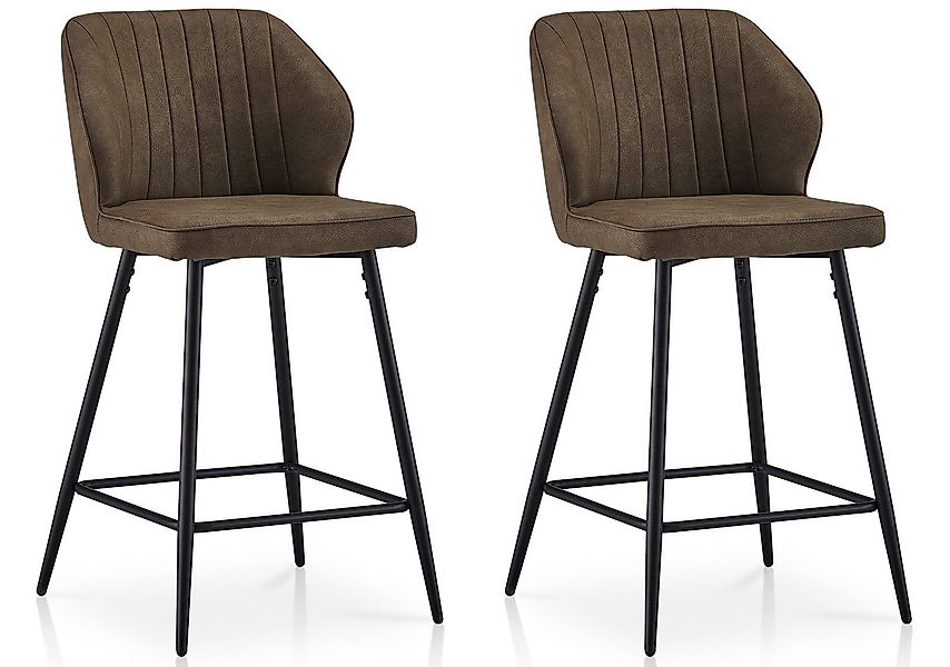 Ofcasa Barhocker Kunstlederbarstuhl (2er Set), Gepolsterte günstig online kaufen