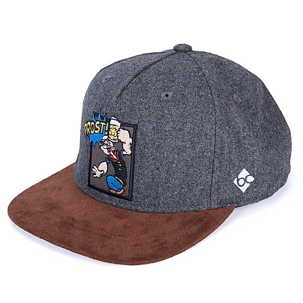 Bavarian Caps Snapback Cap "Popeye" Farbe dunkelgrau Größe: One Size günstig online kaufen