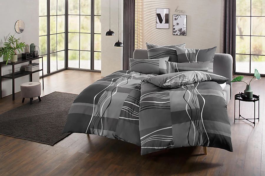 OTTO home Bettwäsche "Kelian" 3 in verschiedenen Qualitäten, gemusterte Bet günstig online kaufen