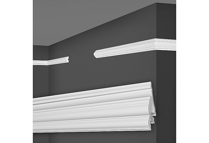 marbet design Zierleiste HW-1, 10 Meter / 5 Leisten, Wandleisten weiß HDPS günstig online kaufen