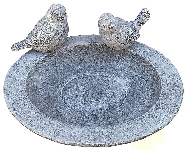 Stone and Style Vogeltränke Vogeltränke Teller 2 Vögel Vogel Steckbar Stein günstig online kaufen