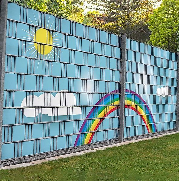 MyMaxxi Sichtschutzstreifen Sichtschutzstreifen Regenbogen Vogel Sichtschut günstig online kaufen