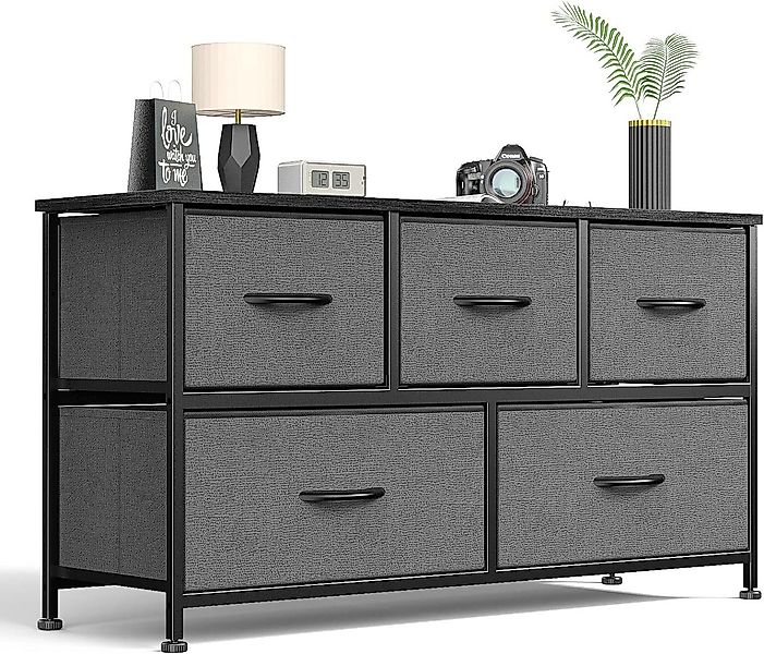 DUMOS Stauraumschrank Kommode mit Stoffschubladen, Stoffkommode für Schlafz günstig online kaufen