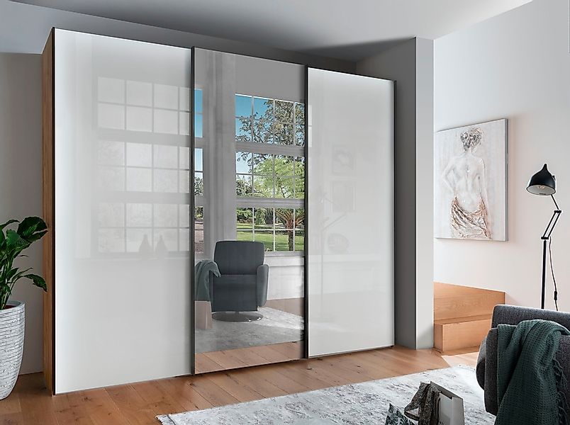 WIEMANN Schwebetürenschrank "Monaco", hochwertige Glas- und Spiegelfront günstig online kaufen