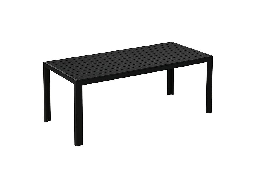 Outsunny Gartentisch Garten Esstisch Balkontisch aus Alu (Partytisch, 1-St. günstig online kaufen