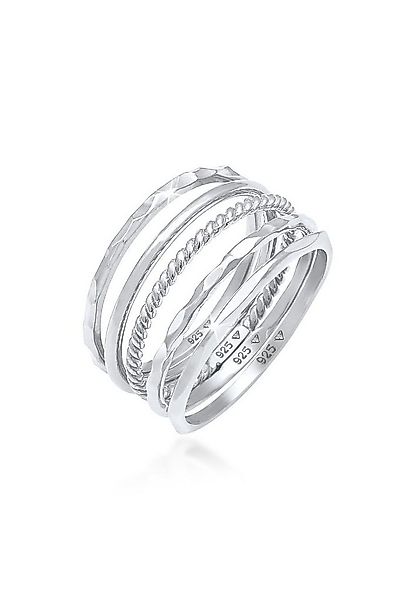Elli Ring-Set Stapelring Stacking Boho Set (5 tlg) 925 Sterling Silber günstig online kaufen