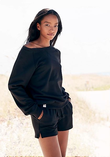 LASCANA Sweatshirt, aus organischer Baumwolle, Loungewear günstig online kaufen