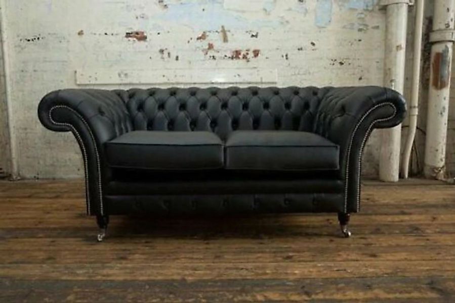 JVmoebel Sofa 2 Sitzer Couch Polster Sofa Kunstleder Chesterfield günstig online kaufen