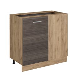 Vicco Eckunterschrank R-Line, Edelgrau/Goldkraft Eiche, 86 günstig online kaufen