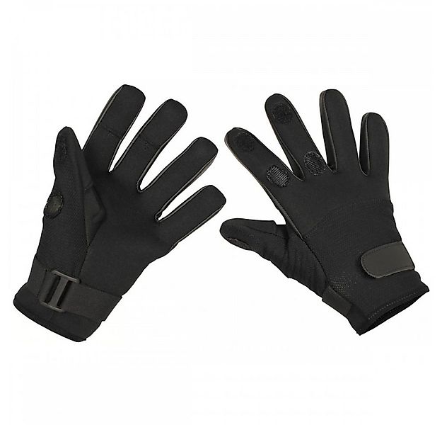 MFH Neoprenhandschuhe Fingerhandschuhe, Mesh, Neopren, schwarz - XXL Daumen günstig online kaufen