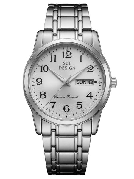 S&T Design Quarzuhr Herren Uhr Edelstahl günstig online kaufen