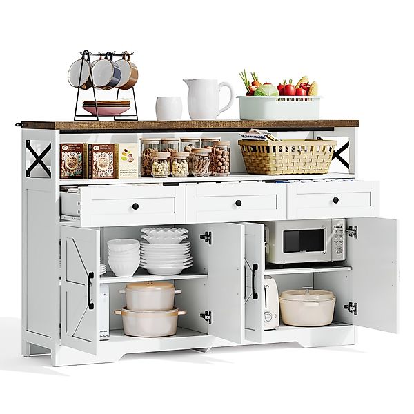 OKWISH Sideboard Buffet-Schrank (Buffet-Anrichte 140cm im günstig online kaufen