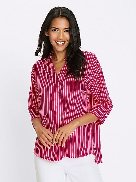 Sieh an! Klassische Bluse Longbluse 3/4-Arm günstig online kaufen