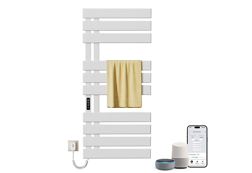 Oihpaw Elektrischer Badheizkörper WiFi Smart Thermostat Handtuchwärmer Hand günstig online kaufen