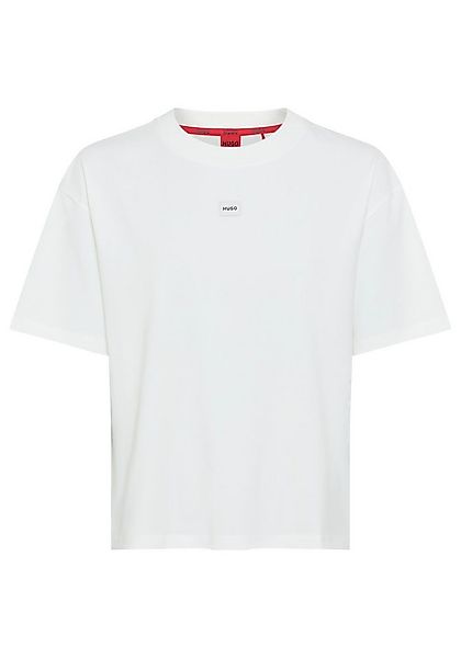 HUGO T-Shirt Signature normale Passofrm, Rundhals günstig online kaufen