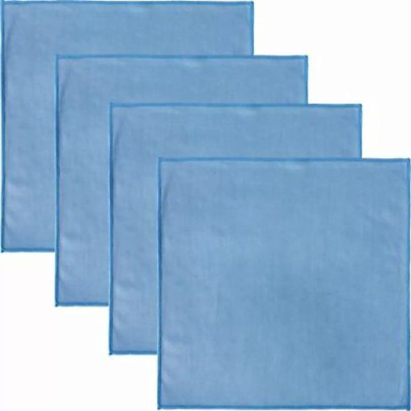 Erwin Müller Microfasertuch 4er-Pack blau Gr. 40 x 40 günstig online kaufen