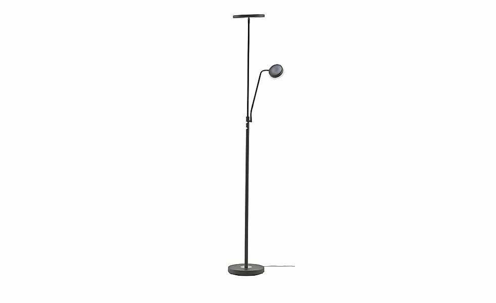 KHG LED-Deckenfluter  2-flammig  schwarz   ¦ schwarz ¦ Maße (cm): H: 180  Ø günstig online kaufen