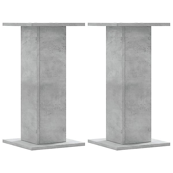 vidaXL Blumenständer Pflanzenständer 2 Stk. Betongrau günstig online kaufen