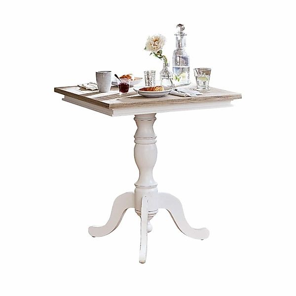 Mirabeau Esstisch Tisch Kingston weiß/braun günstig online kaufen
