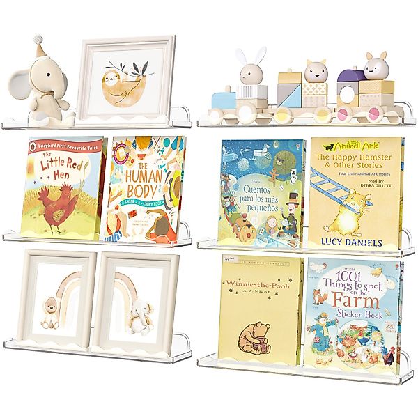 Lifewit Wandregal Kunststoff Kinder Bücherregal, 38 günstig online kaufen